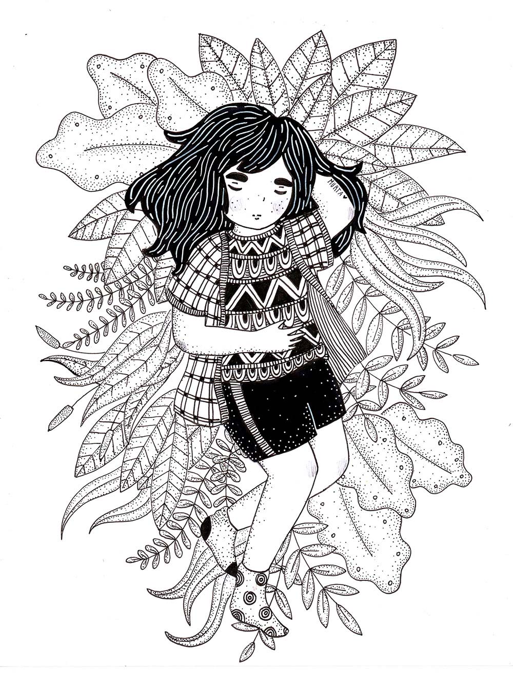 Ilustracion de Murta Serenpidia - Ilustradores chilenos por 2Design Blog
