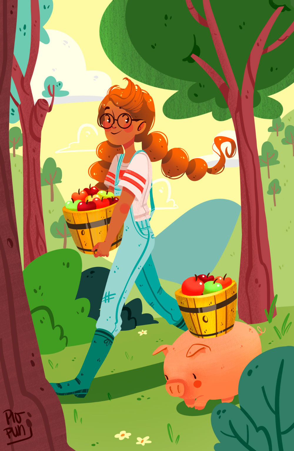 Ilustracion de Pio Pun - Ilustradores chilenos por 2Design Blog