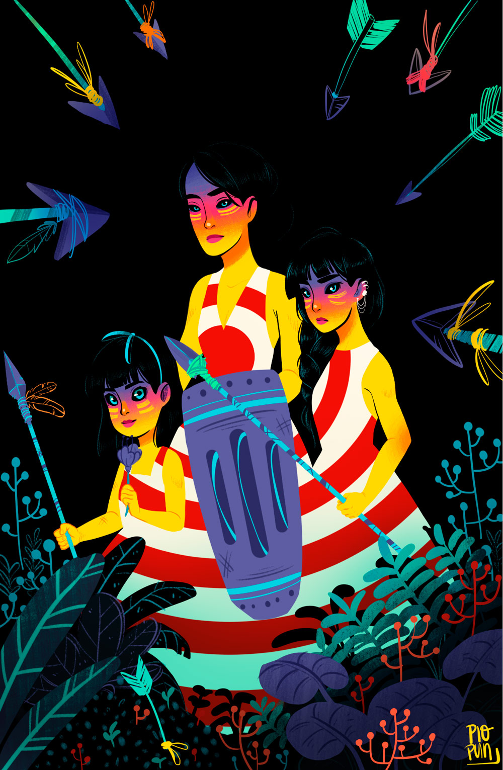 Ilustracion de Pio Pun - Ilustradores chilenos por 2Design Blog
