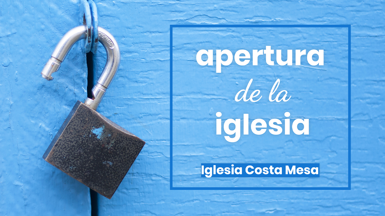 Apertura de la iglesia