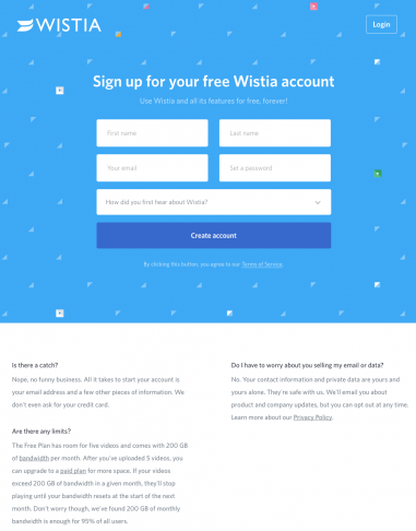 landing page example