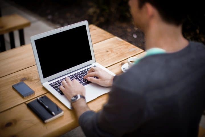 Traditional Marketing Versus Digital Marketing Laptop