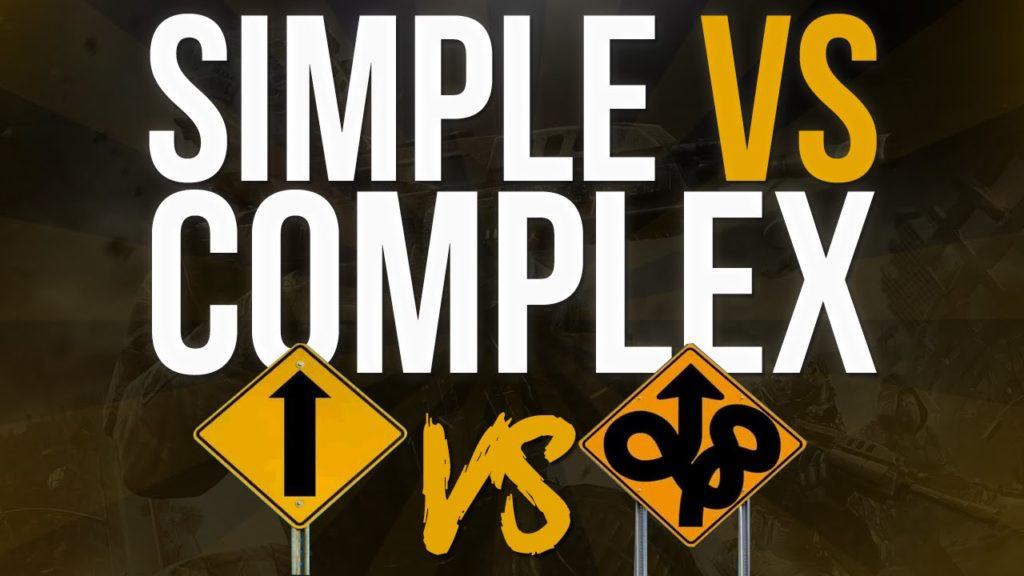 simple vs complex product