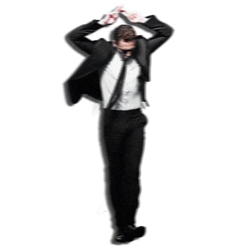 A GIF of Tom Hiddleston dancing