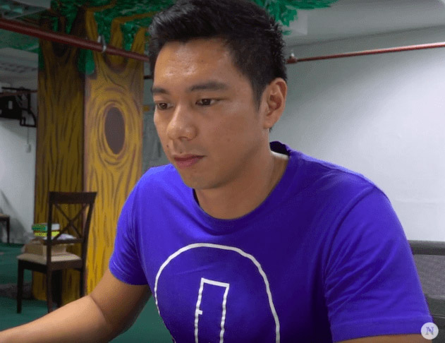 Brian Tan, NEXT Academy's coding bootcamp graduate and founder of FutureLab, an online coaching and mentoring platform