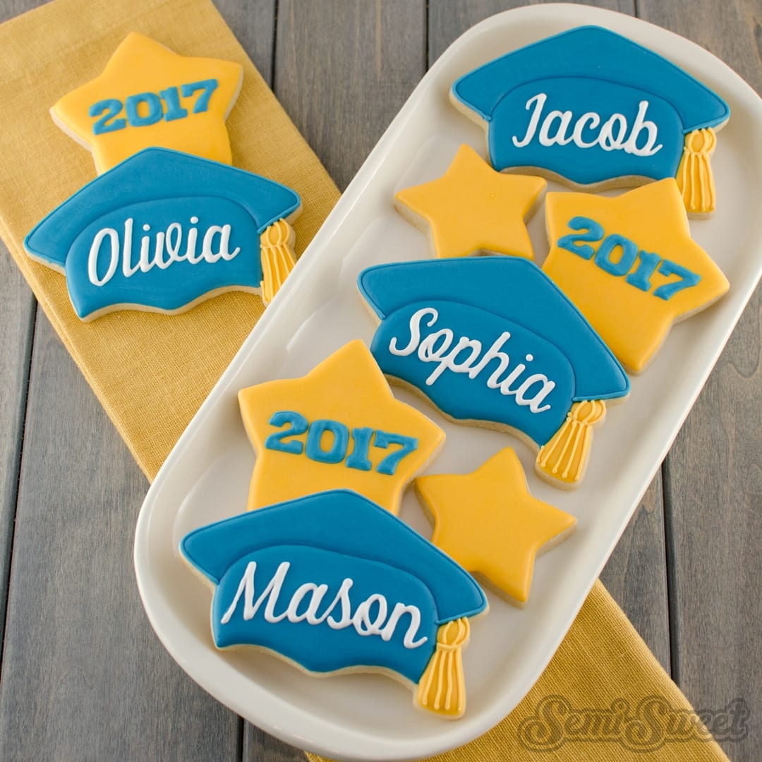 How to Make a Graduation Cookie Platter