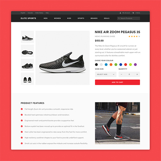 Project preview of Elite Sports Apparel