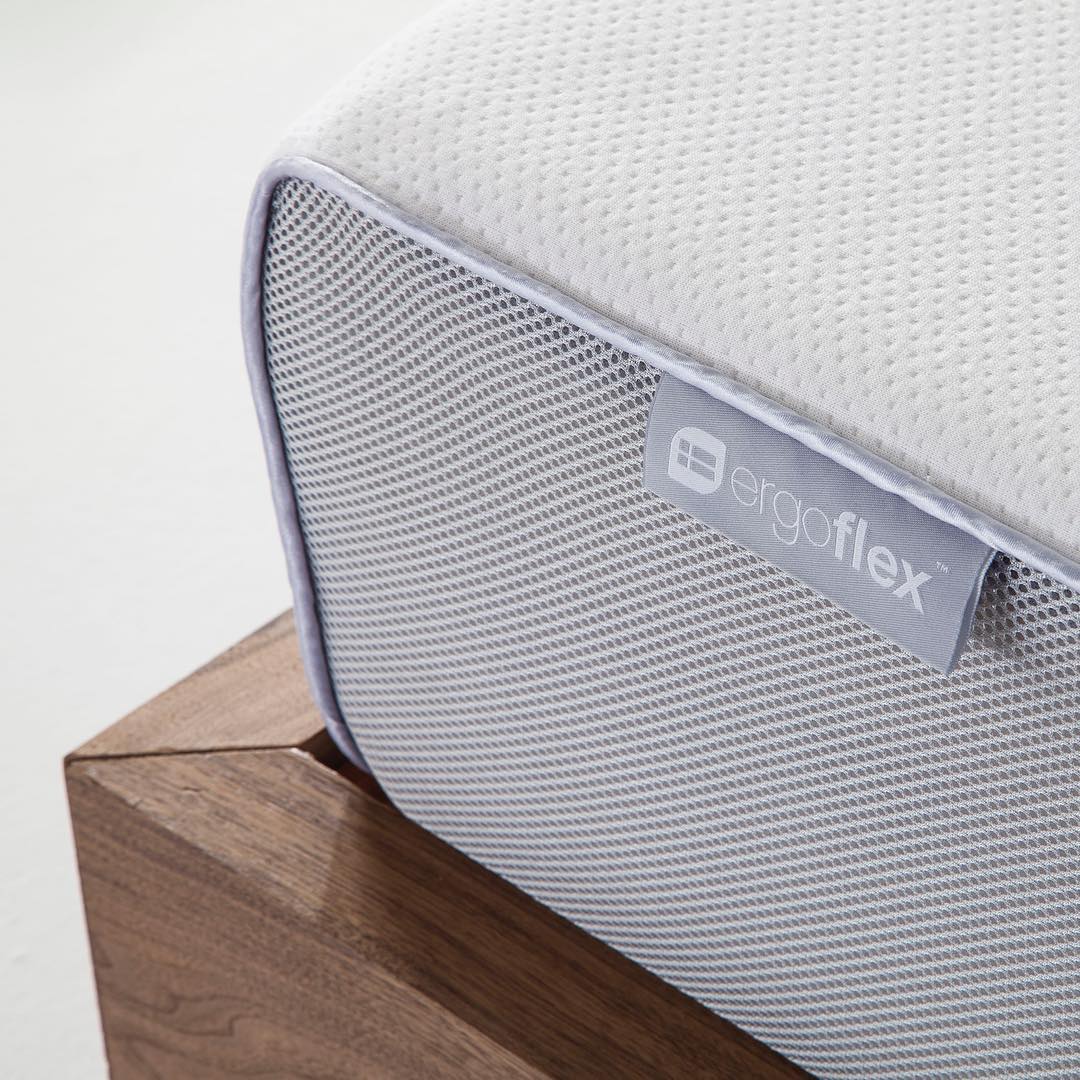 Corner section of the Ergoflex mattress