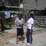 Miss Murugi with Miss Ng'anga