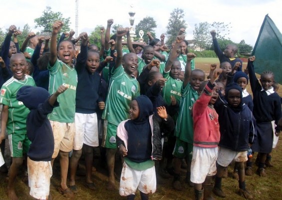 Once scores were tallied at the end of the day, Team Green, under the leadership of Coach Obwora, emerged the winner. They received a trophy and some goodies to share as a team.