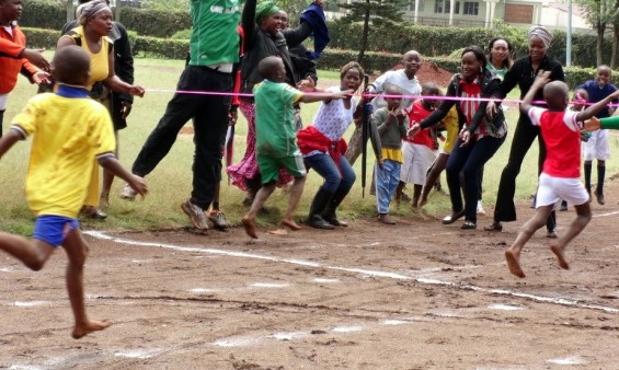 Team coaches may have been as competitive as the students they coached. At one point, the score keeping became confused because of too many voices at the finish line; this led to a few debates. The disagreements, of course, were good natured and modeled appropriate competitive behavior to the children.