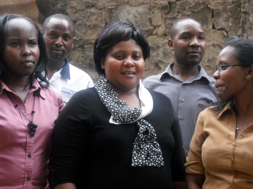 Joyce Njuguna (Center)