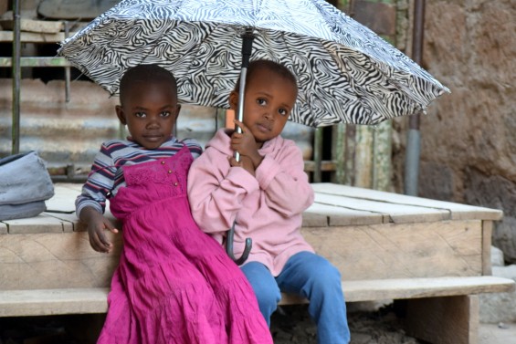 Pre-Primary 1 students, Beatrice & Ciirru, relaxing after school.