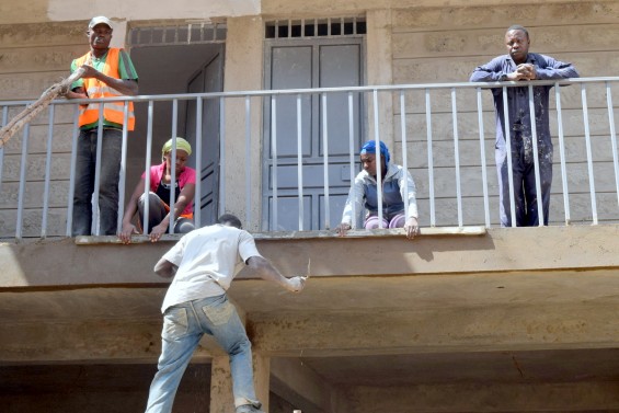 Securing the railing