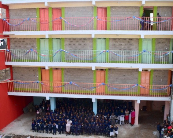 Mawewa school from adjacent bldg