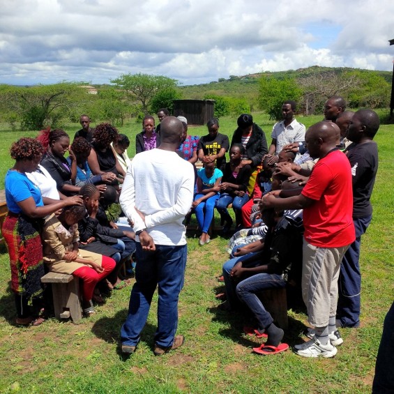 On the last day at camp, the students were commissioned to go live as responsible young people. Each parent is given a chance to speak into their child’s life and to pray over the students.