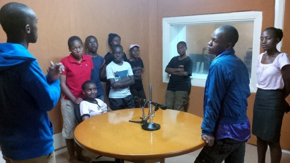 Visit to Radio Station