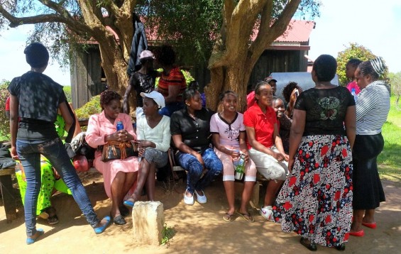 When the teens arrived back at camp, they entered their cabins to find parents and guardians hidden within. Mothers joined their daughters and fathers joined sons. If a parent was not available, a gender-specific family representative came in their place – there was 100% representation! The children were jubilant to be joined by their loved ones and to learn that they would be staying overnight.