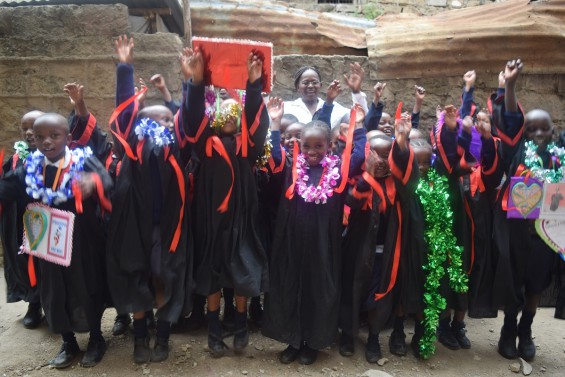 Mrs. Mwangi and PP3 after the graduation ceremony
