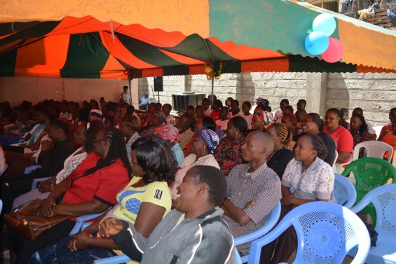 Parents enjoy presentations by their children