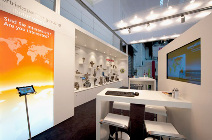 Mankenberg auf der Achema Frankfurt