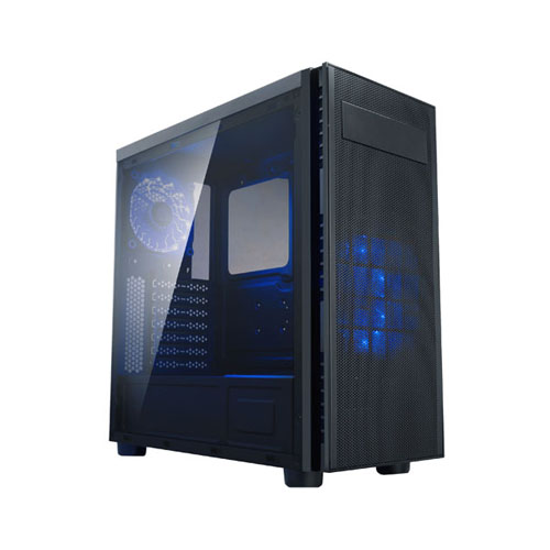 Top USB3.0//USB2.0//Audio Ports White Apevia X-HARMONY-WH Mid Tower with Full-Size Acrylic Side Window
