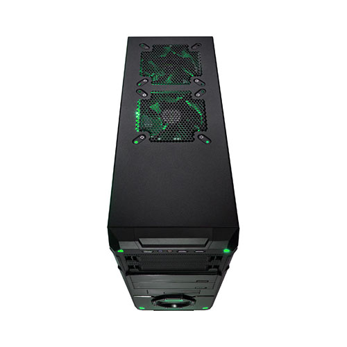 Apevia X-Dreamer 4 Metal Case with Side Window-Green X-DREAMER4-GN Green