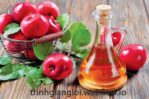 Giấm táo phương pháp dân gian chữa bệnh sùi mào gà