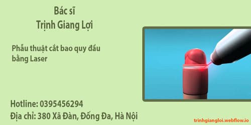 Cắt bao quy đầu bằng laser là gì? Thủ tục, lợi ích và rủi ro