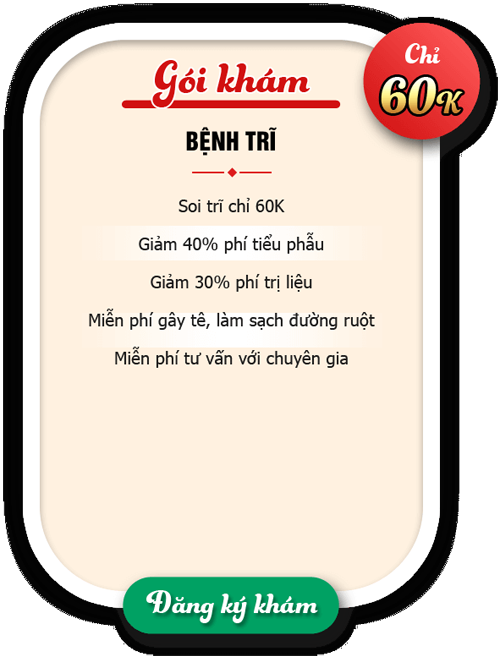 Ưu đãi bệnh trĩ