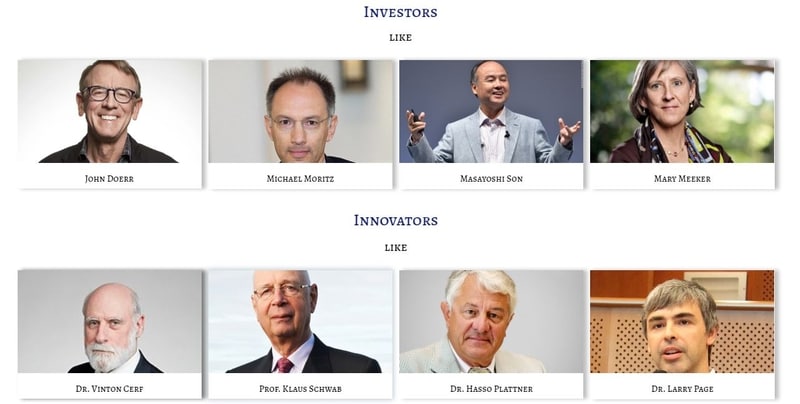 Image of Investors & Inovators whose Thoughts, Actions, Advice, Life & Inspiration are being tracked by Leaderclasses