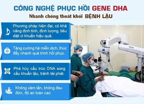 Cách chữa bệnh lậu bằng công nghệ DHA 3