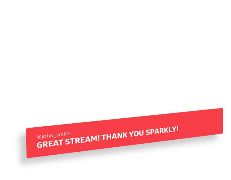 Sparkly comments