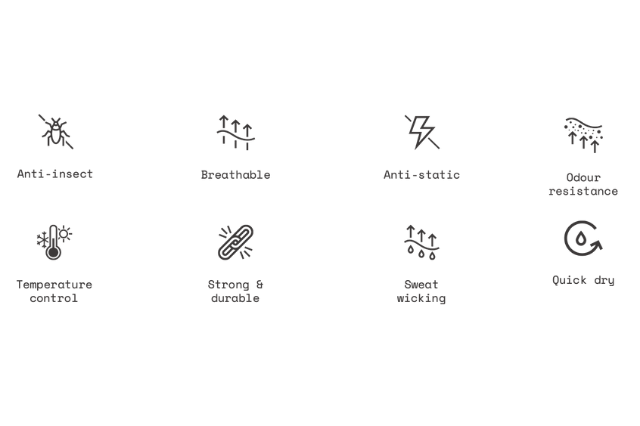 Anti-insect sleepwear features