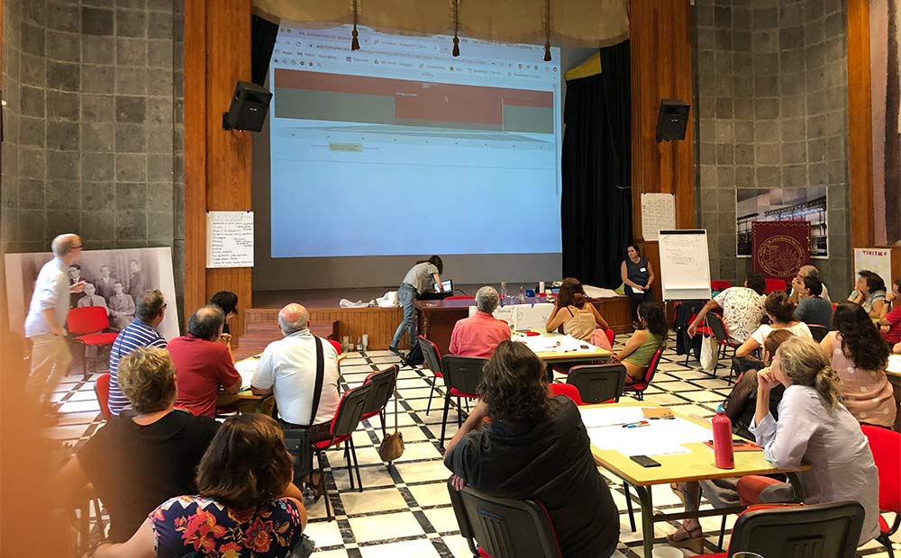 The workshop was initiated by the citizen initiative La Palma Renovable