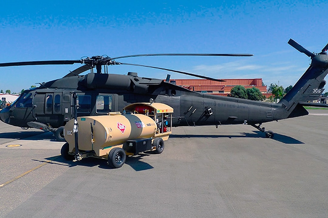 HeliFueler Rotary Wing Helicopter Fuel Service Cart