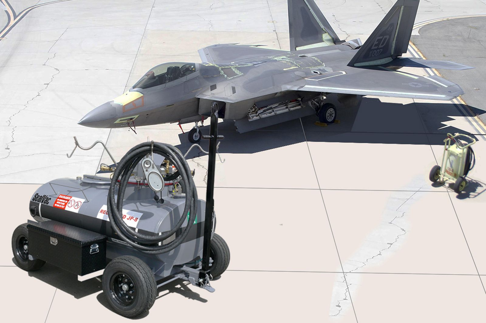 SealVac Aircraft Vacuum Fuel Bowser Drain System