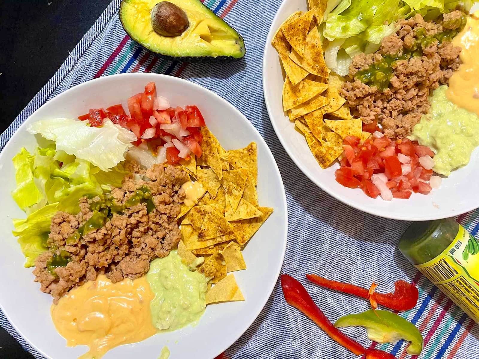 Nachos maison faible en calories, riche en protéines