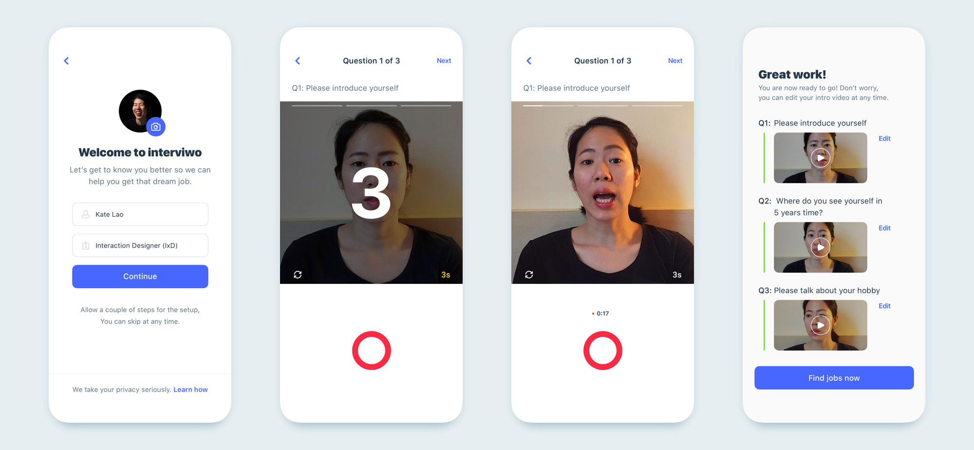 Interviwo: Video Interview Platform — Kocha Studio™