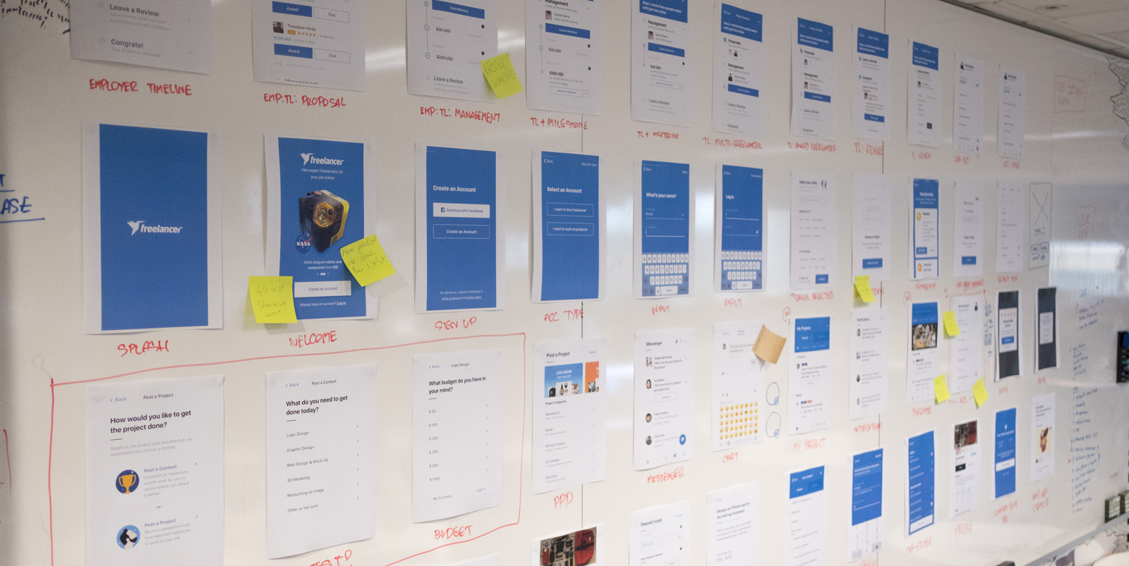 Freelancer Mobile App Design