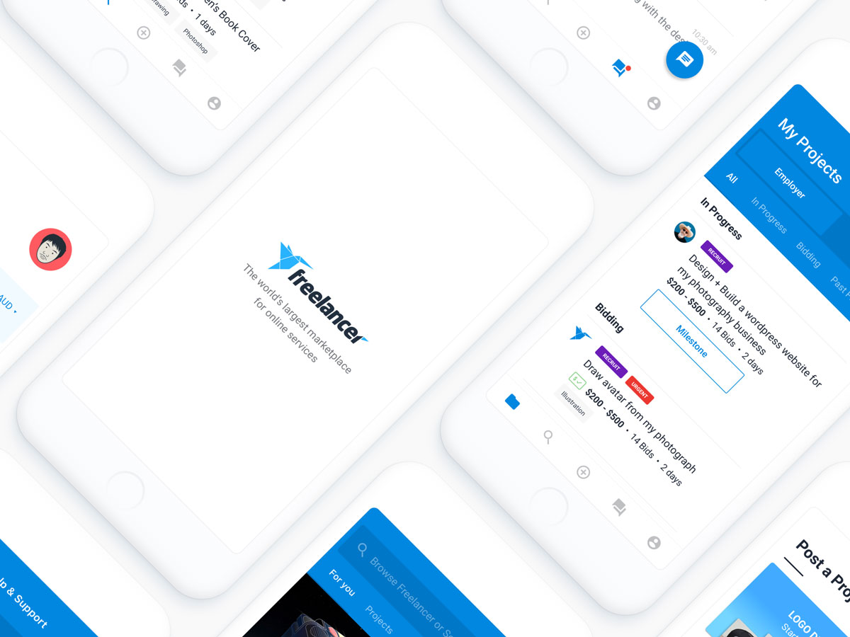 Freelancer Mobile App Design