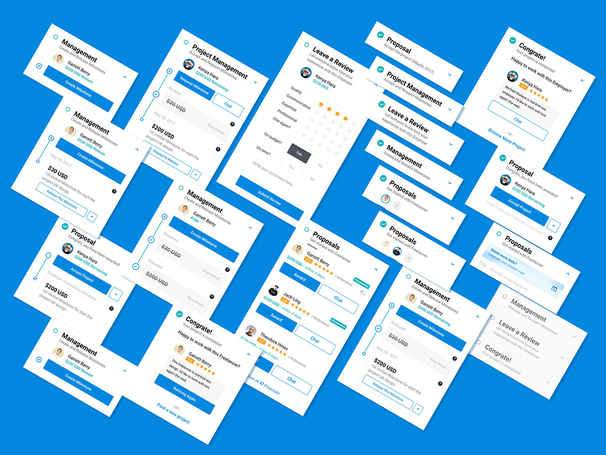 Freelancer Mobile App Design
