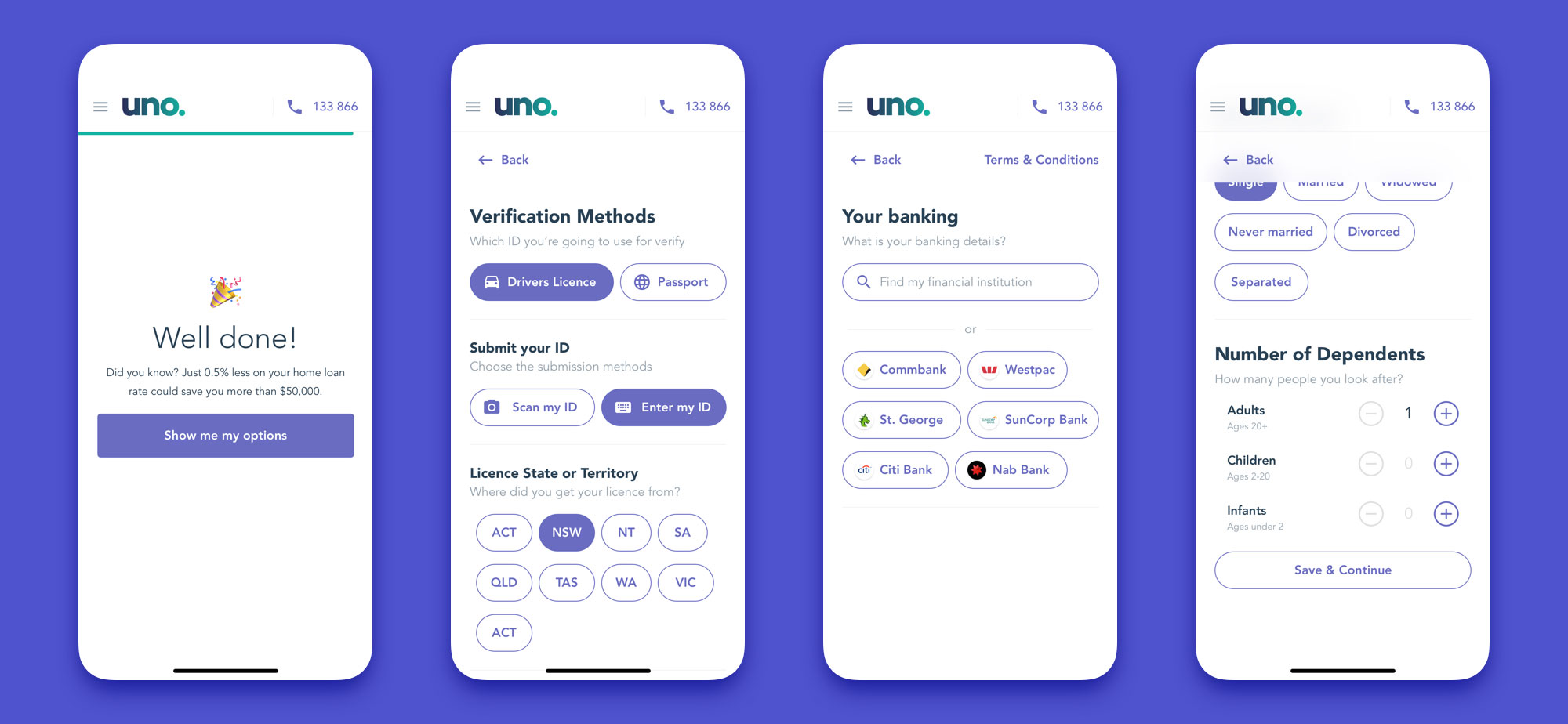 uno home loans - refinance