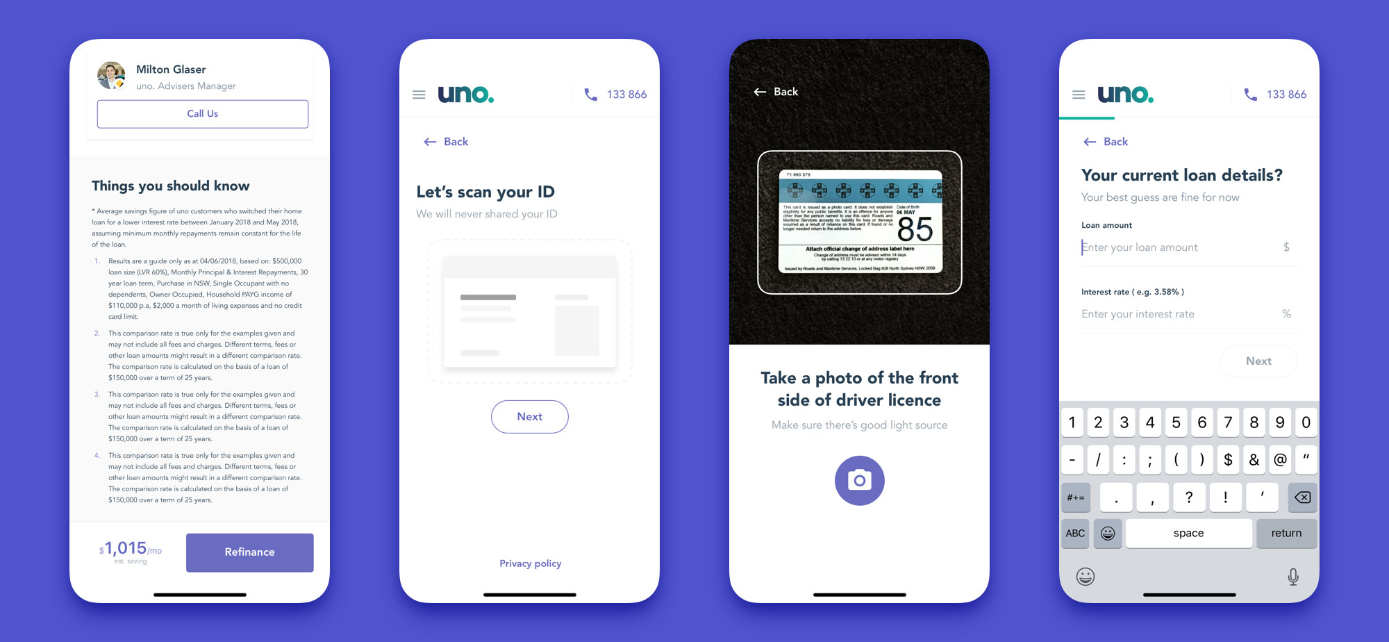 uno home loans - refinance