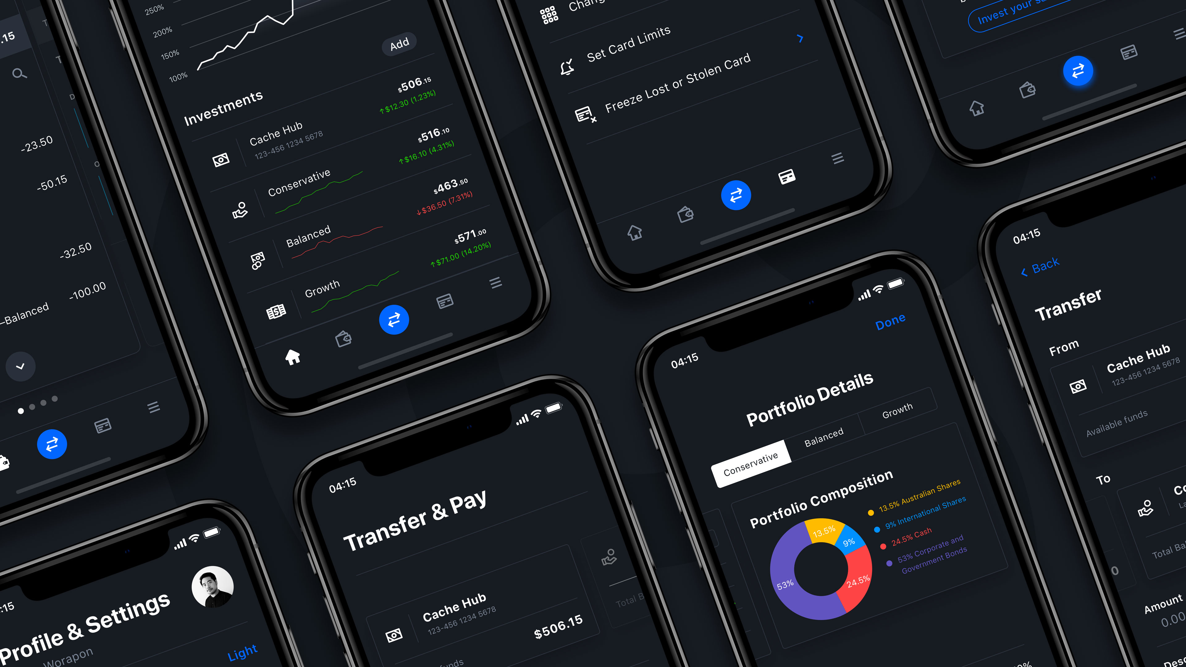Cache mobile app design