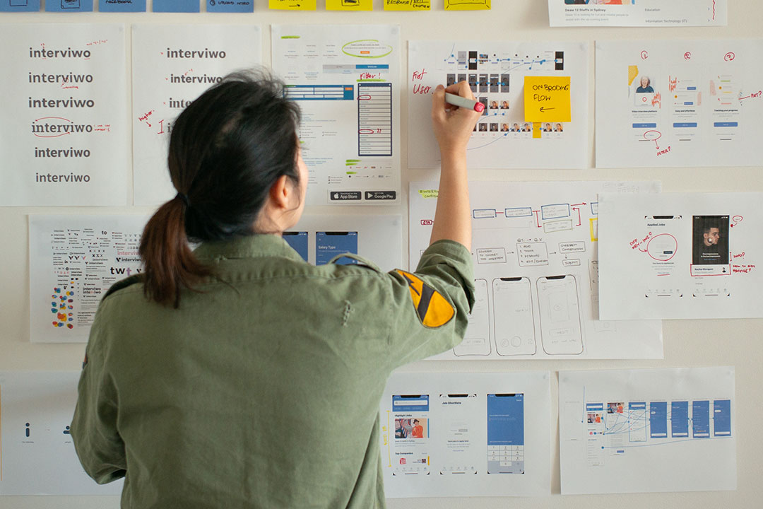 Kate audit our UX work from a private studio