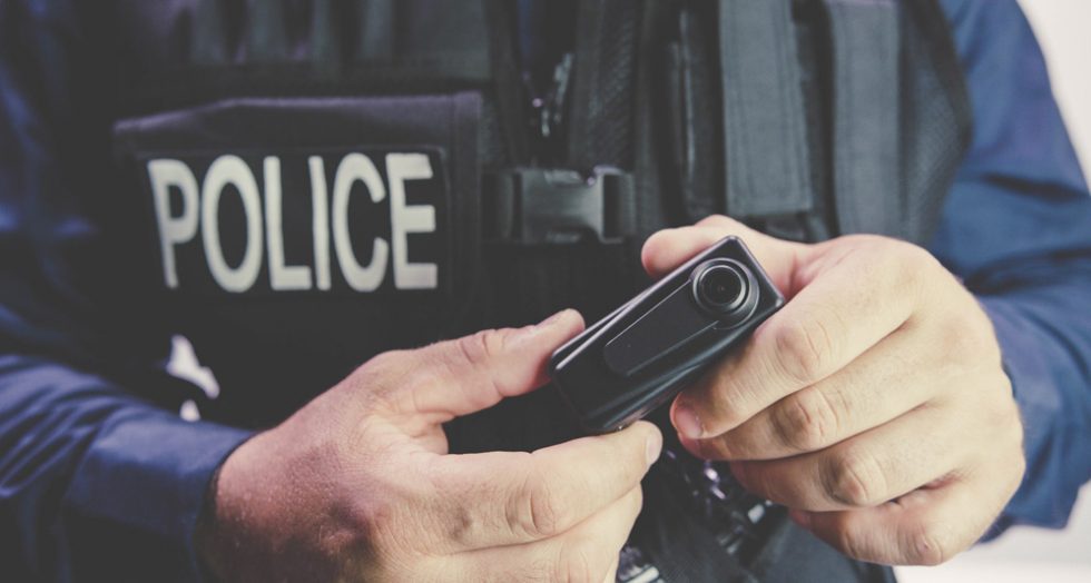 Police officer body camera