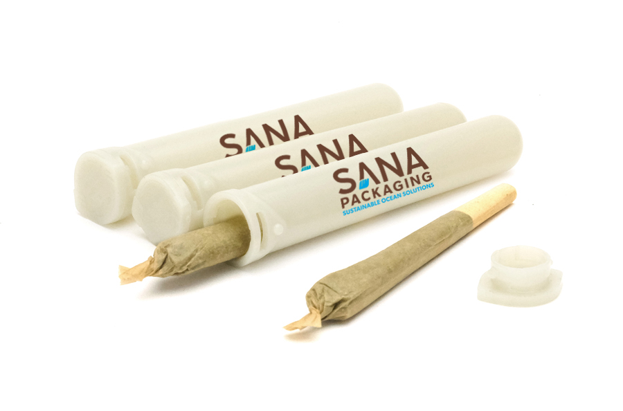 Sana Packaging - Reclaimed Ocean Plastic Tube