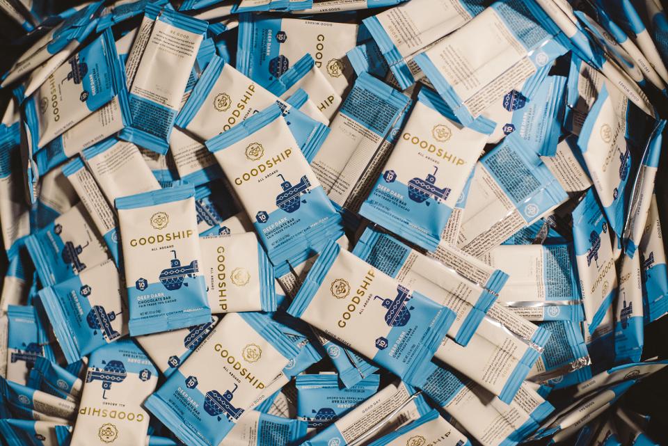 Goodship Chocolate Packaging can only be opened with scissors