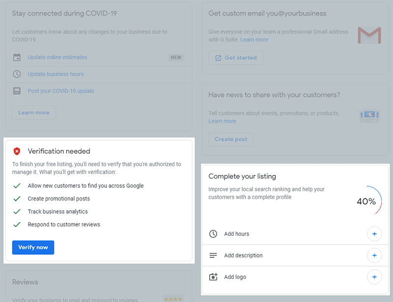 Google Business Profile Verifcation
